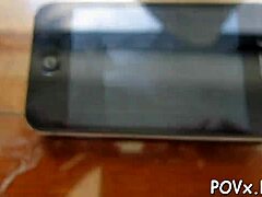 juicy sexy chick bent over in doggystyle orgasm