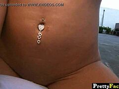 Hot Brunette Facial With Kitty Bella