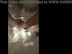 Stepsister's Wet Pussy on Webcam After Boyfriend's Fuck