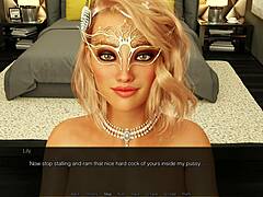 Wow! Blonde Goddess Rides Tight Pussy Hard!