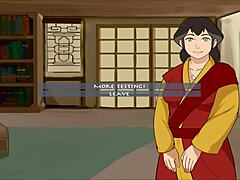 What unfolds in four elements trainer book 4 love part 67?