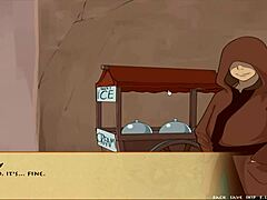 What unfolds in four elements trainer book 4 love part 67?