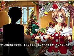 Erotic scene from Makoihime Musou featuring Ma Chou on Christmas night