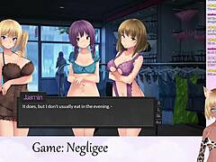 Vtuber Lewdneko Plays In Negligee Part 6: Lesbian Oral With Big Tits And Lingerie