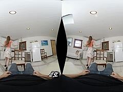 Wankzvr house warming featuring samantha hayes