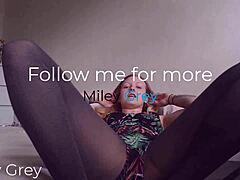 Made Myself Cum Hard in Swimsuit and Stockings for You