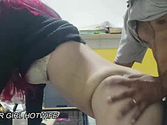 Young couple's steamy lunchtime rendezvous