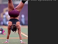 The Athletic Ebony Fitness Queen Dominates Competitions