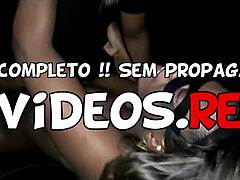Portuguese amateur Natasha Medeiros and Brazilian Dany Hot in a wild group sex party