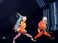 yoiyoi kokon girls dance naked together