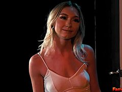 two hot blonde stepsisters lickin each other's pussies