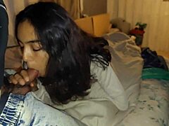 Why not try this petite latina's tight ass for some anal blowjob fun with her small tits?