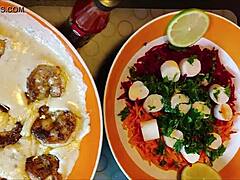 Homemade shrimp and cheese sauce recipe with Kellenzinha