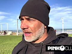 Christian clay tests rebecca costa in outdoor anal session