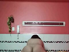 Latina Woman Rides on Top in Homemade Video Until She Feels Satisfied