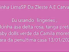 cdzinha limasp jerking with camila's lingerie and b dolls at home