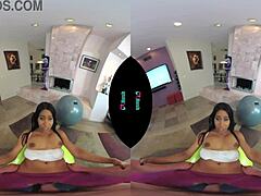 Jenna Foxx Bent Over In Yoga Pants