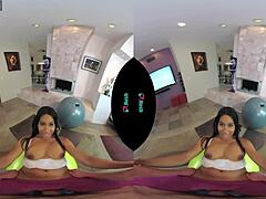 Jenna Foxx Bent Over In Yoga Pants