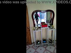 Cleaning Lady Rips Clothes In Sexy Suit Amateur