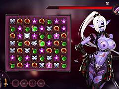 Blonde bound in mirror licks big ass during hardcore bondage