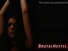 Skinny teen caught watching porn, dominated by hot partners.