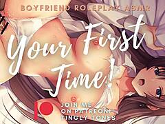 your first time boyfriend roleplay asmr male voice m4f