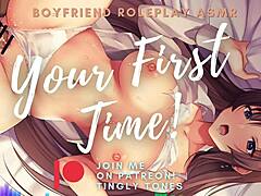 your first time boyfriend roleplay asmr male voice m4f