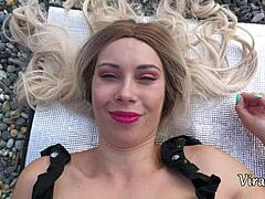 First anal for Nikki Milano with intense rimjob. Cum in mouth marks her porn debut!