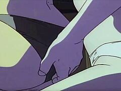 Watch the frantic female in this hentai episode with futanari