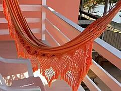 Is Melina Khalifa getting doggystyle with clothes ripped?