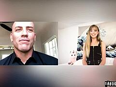 Haley Reed! Pleasuring Herself With Big Purple Dildo!