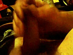 I watch my boyfriend playing with his cock