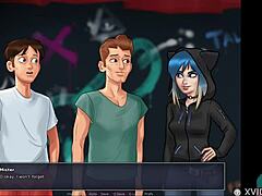 Hey, check out this sexy super hero in Summertime Saga 54!