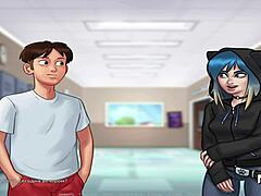 Summertimesaga Features Sexy Anime Drawing in Episode 4 Scene 28