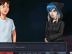 Hey, check out this sexy super hero in Summertime Saga 54!