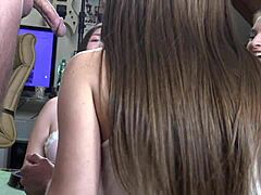 Three hot amateur girls in miniskirts play teasing games