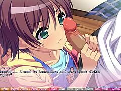 Eroge sex with Nene in intense blowjob