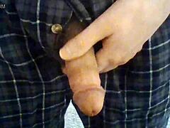 Unexpected Penis Play with Open Fly