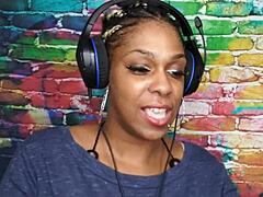 I'm this horny freak sucking that lollipop with full ebony fetish passion