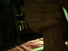 The big tit teen eagerly takes cum in her mouth during the blowjob