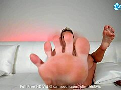 hot blonde enjoys fingering on webcam