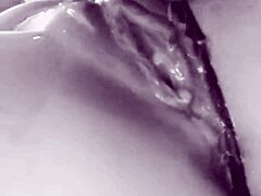 Amateur wife gets her pussy filled with cum and squirts like crazy