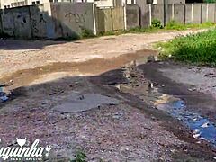 Intense Public Masturbation With Big Cock Outdoors