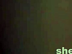 Blonde teen amateur films self in change room