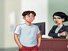 SummertimeSaga: Mommy Offers Sex for Cash in Hentai Masturbation Scene