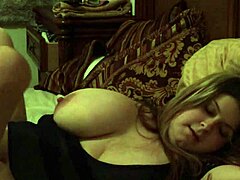 fucking the wife with 42f natural tits in steamy action