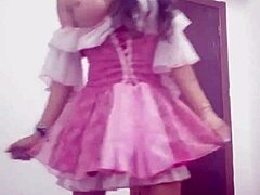 Paloma Veiga, A Shemale, Fulfills Her Interracial Desires In Solo Play