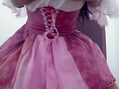 Paloma Veiga, A Shemale, Fulfills Her Interracial Desires In Solo Play