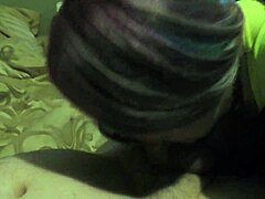 rain the goth milf with glasses moans during hardcore blowjob and facial