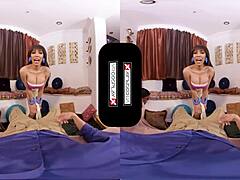 gia milana cosplays chel in big tits blowjob pov